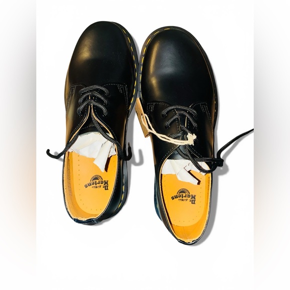 Dr. Martens Black 1461 SMOOTH LEATHER OXFORD SHOES - Picture 5 of 9